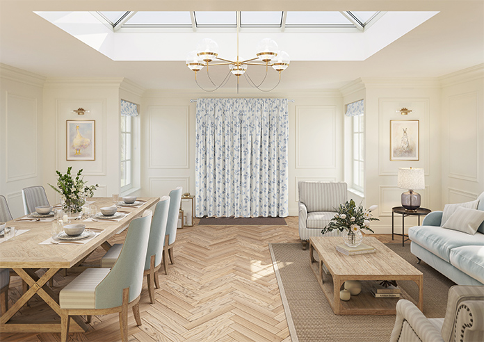 Loralei, Blue Mist - Made to Measure Curtains - Image 15